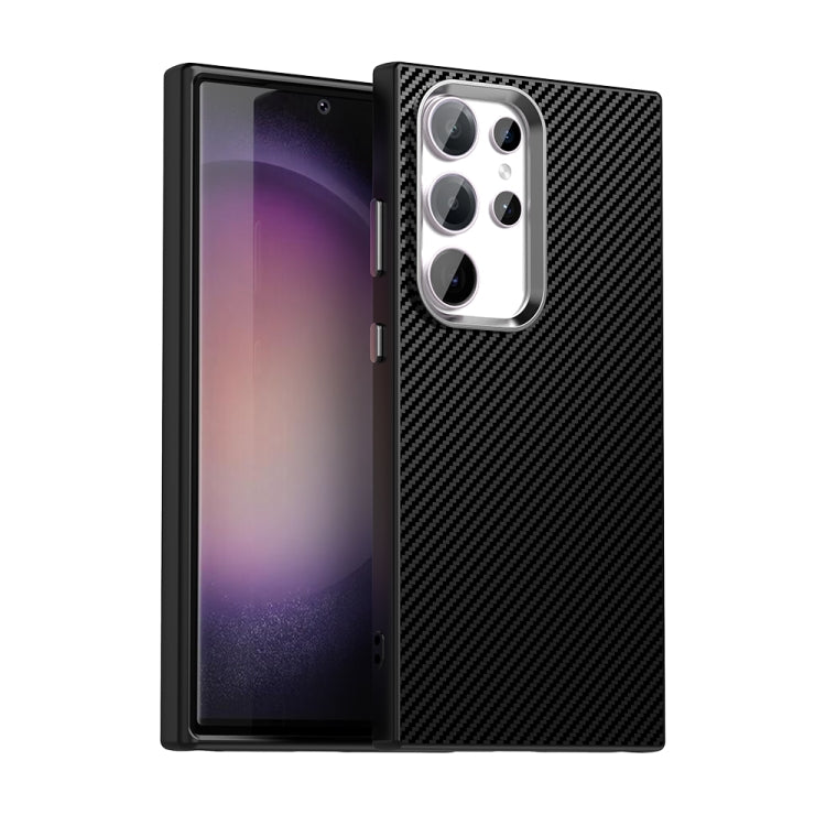 Carbon Fiber Series IMD Phone Case, For Samsung Galaxy S25 5G, For Samsung Galaxy S25+ 5G, For Samsung Galaxy S25 Ultra 5G, For Samsung Galaxy S24 FE 5G, For Samsung Galaxy S24 Ultra 5G, For Samsung Galaxy S24+ 5G, For Samsung Galaxy S24 5G            ...