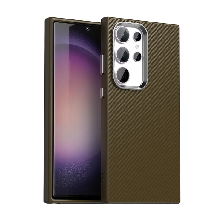 Carbon Fiber Series IMD Phone Case, For Samsung Galaxy S25 5G, For Samsung Galaxy S25+ 5G, For Samsung Galaxy S25 Ultra 5G, For Samsung Galaxy S24 FE 5G, For Samsung Galaxy S24 Ultra 5G, For Samsung Galaxy S24+ 5G, For Samsung Galaxy S24 5G            ...