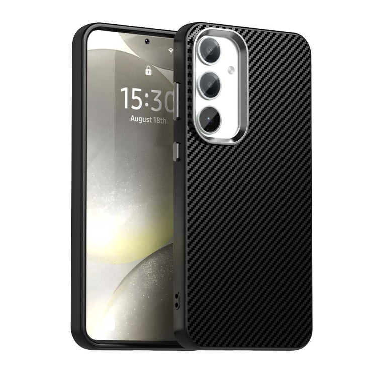 Carbon Fiber Series IMD Phone Case, For Samsung Galaxy S25 5G, For Samsung Galaxy S25+ 5G, For Samsung Galaxy S25 Ultra 5G, For Samsung Galaxy S24 FE 5G, For Samsung Galaxy S24 Ultra 5G, For Samsung Galaxy S24+ 5G, For Samsung Galaxy S24 5G            ...