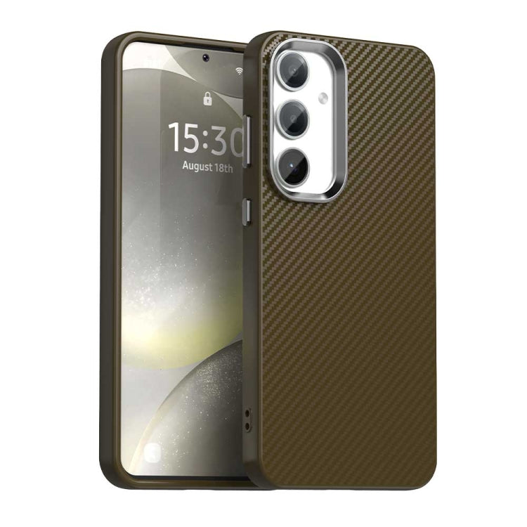 Carbon Fiber Series IMD Phone Case, For Samsung Galaxy S25 5G, For Samsung Galaxy S25+ 5G, For Samsung Galaxy S25 Ultra 5G, For Samsung Galaxy S24 FE 5G, For Samsung Galaxy S24 Ultra 5G, For Samsung Galaxy S24+ 5G, For Samsung Galaxy S24 5G            ...