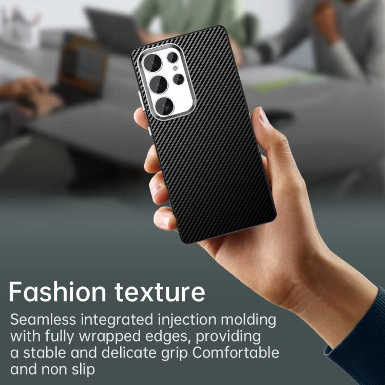 Carbon Fiber Series IMD Phone Case, For Samsung Galaxy S25 5G, For Samsung Galaxy S25+ 5G, For Samsung Galaxy S25 Ultra 5G, For Samsung Galaxy S24 FE 5G, For Samsung Galaxy S24 Ultra 5G, For Samsung Galaxy S24+ 5G, For Samsung Galaxy S24 5G            ...