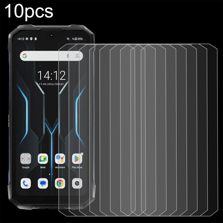 10pcs 3D 0.3mm Fine Hole High Aluminum Tempered Glass Film, For HOTWAV Hyper 7 Pro 5G