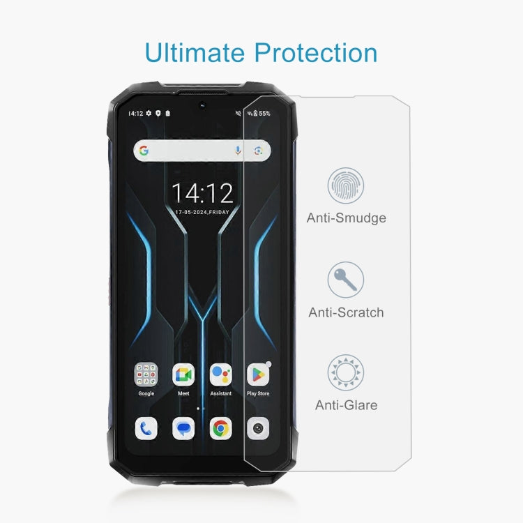 10pcs 3D 0.3mm Fine Hole High Aluminum Tempered Glass Film, For HOTWAV Hyper 7 Pro 5G