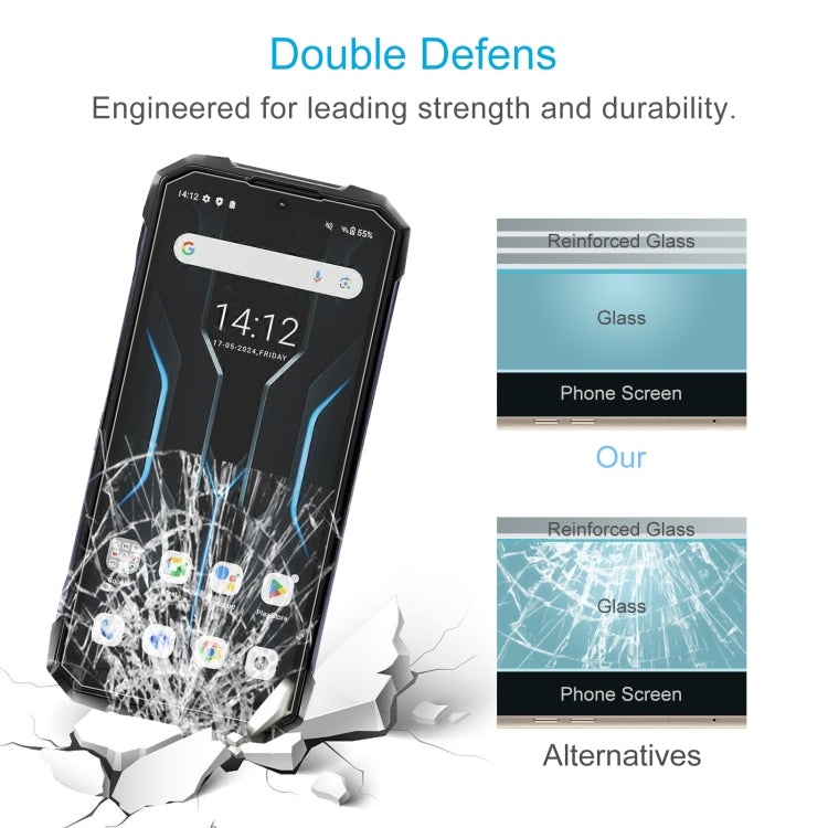 10pcs 3D 0.3mm Fine Hole High Aluminum Tempered Glass Film, For HOTWAV Hyper 7 Pro 5G