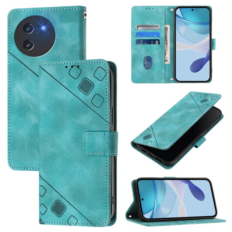 Skin-feel Embossed Leather Phone Case, For Doogee Note 56 / Note 56 Pro, For Doogee Note 59 5G / Note 59 Pro, For Doogee N55 Plus