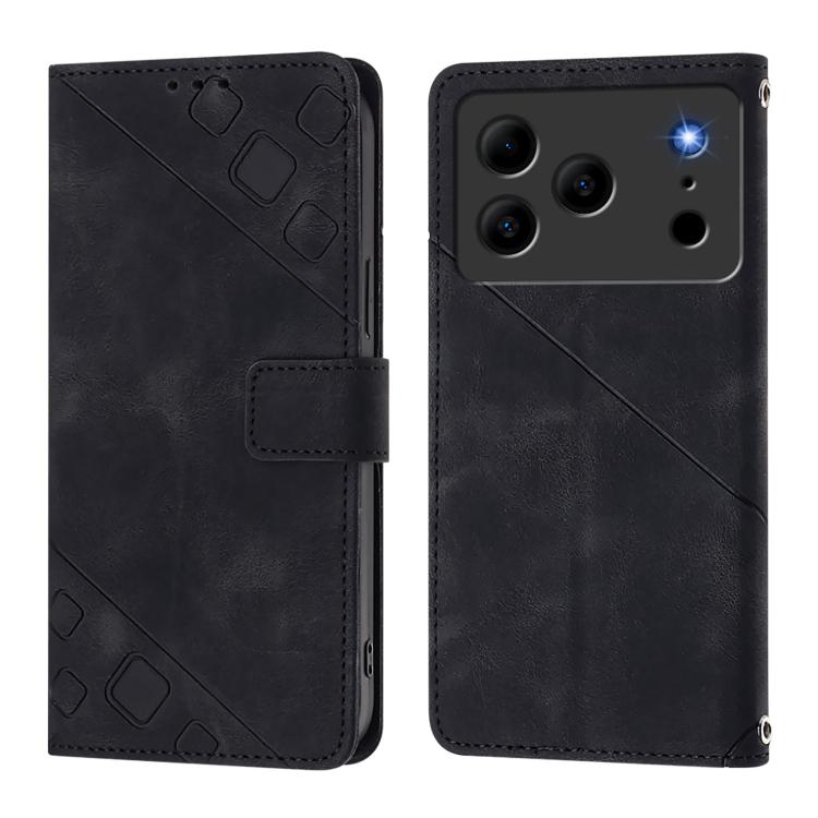 Skin-feel Embossed Leather Phone Case, For Doogee Note 56 / Note 56 Pro, For Doogee Note 59 5G / Note 59 Pro, For Doogee N55 Plus