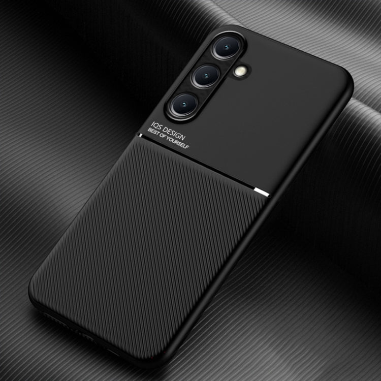 Classic Tilt Strip Grain Magnetic PC Hybrid TPU Phone Case, For Samsung Galaxy A57 5G, For Samsung Galaxy A37 5G, For Samsung Galaxy A17 5G, For Samsung Galaxy A56 5G, For Samsung Galaxy A26 5G, For Samsung Galaxy A36, For Samsung Galaxy A16 4G        ...