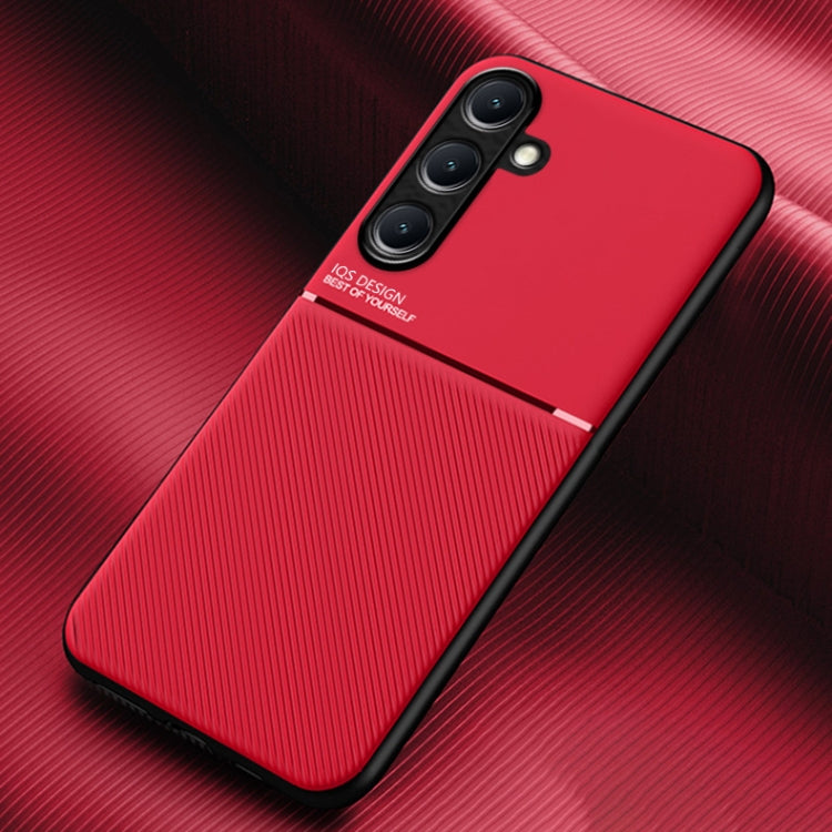 Classic Tilt Strip Grain Magnetic PC Hybrid TPU Phone Case, For Samsung Galaxy A57 5G, For Samsung Galaxy A37 5G, For Samsung Galaxy A17 5G, For Samsung Galaxy A56 5G, For Samsung Galaxy A26 5G, For Samsung Galaxy A36, For Samsung Galaxy A16 4G        ...