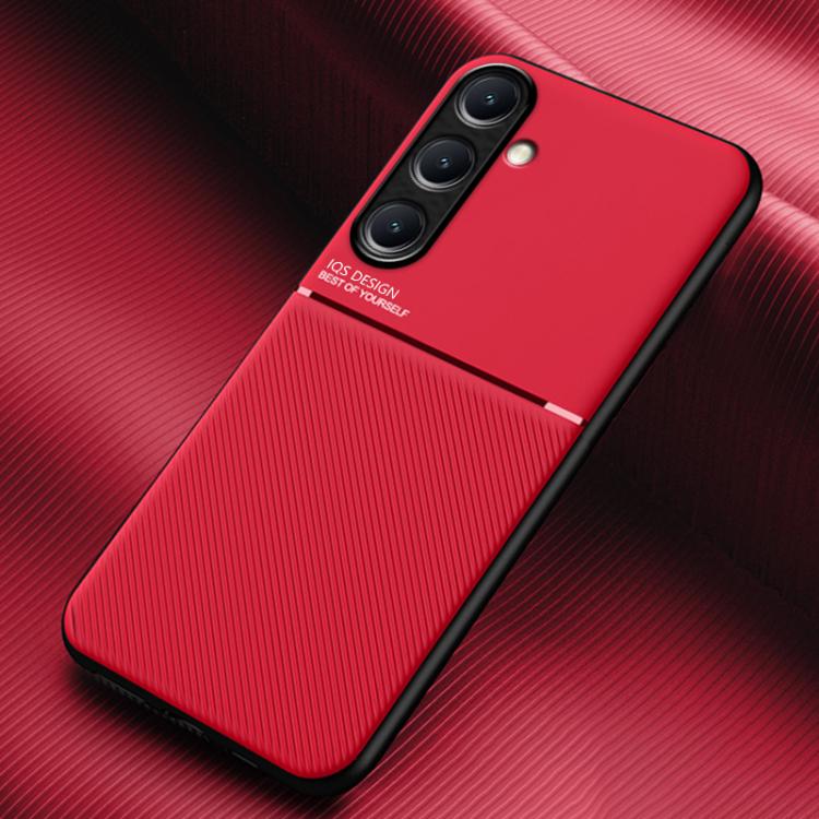Classic Tilt Strip Grain Magnetic PC Hybrid TPU Phone Case, For Samsung Galaxy A57 5G, For Samsung Galaxy A37 5G, For Samsung Galaxy A17 5G, For Samsung Galaxy A56 5G, For Samsung Galaxy A26 5G, For Samsung Galaxy A36, For Samsung Galaxy A16 4G        ...