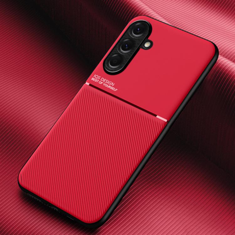Classic Tilt Strip Grain Magnetic PC Hybrid TPU Phone Case, For Samsung Galaxy A57 5G, For Samsung Galaxy A37 5G, For Samsung Galaxy A17 5G, For Samsung Galaxy A56 5G, For Samsung Galaxy A26 5G, For Samsung Galaxy A36, For Samsung Galaxy A16 4G        ...