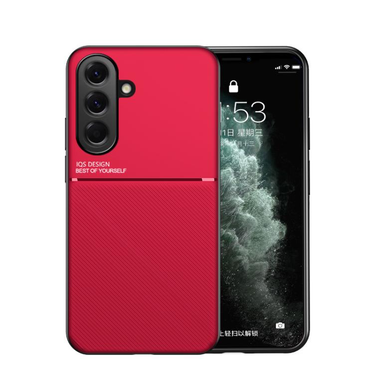 Classic Tilt Strip Grain Magnetic PC Hybrid TPU Phone Case, For Samsung Galaxy A57 5G, For Samsung Galaxy A37 5G, For Samsung Galaxy A17 5G, For Samsung Galaxy A56 5G, For Samsung Galaxy A26 5G, For Samsung Galaxy A36, For Samsung Galaxy A16 4G        ...
