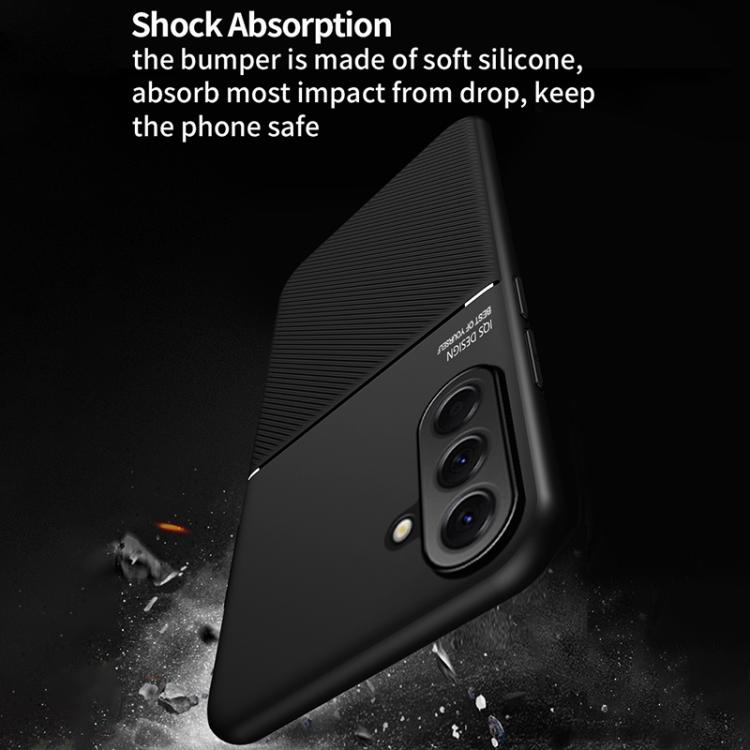 Classic Tilt Strip Grain Magnetic PC Hybrid TPU Phone Case, For Samsung Galaxy A57 5G, For Samsung Galaxy A37 5G, For Samsung Galaxy A17 5G, For Samsung Galaxy A56 5G, For Samsung Galaxy A26 5G, For Samsung Galaxy A36, For Samsung Galaxy A16 4G        ...