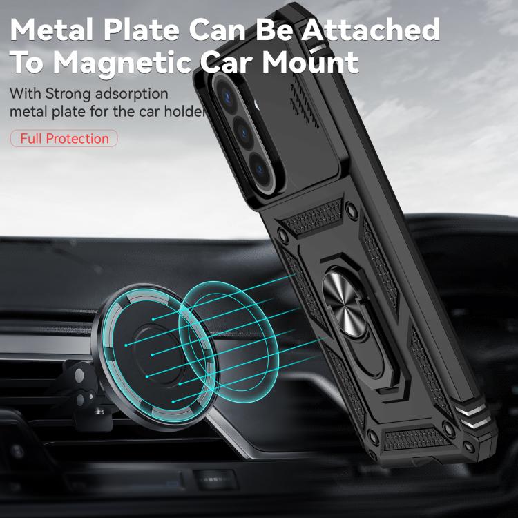 Sliding Camshield Holder Phone Case, For Samsung Galaxy A57 5G, For Galaxy A27 5G, For Samsung Galaxy A26 5G, For Samsung Galaxy A16 5G, For Samsung Galaxy A06 4G