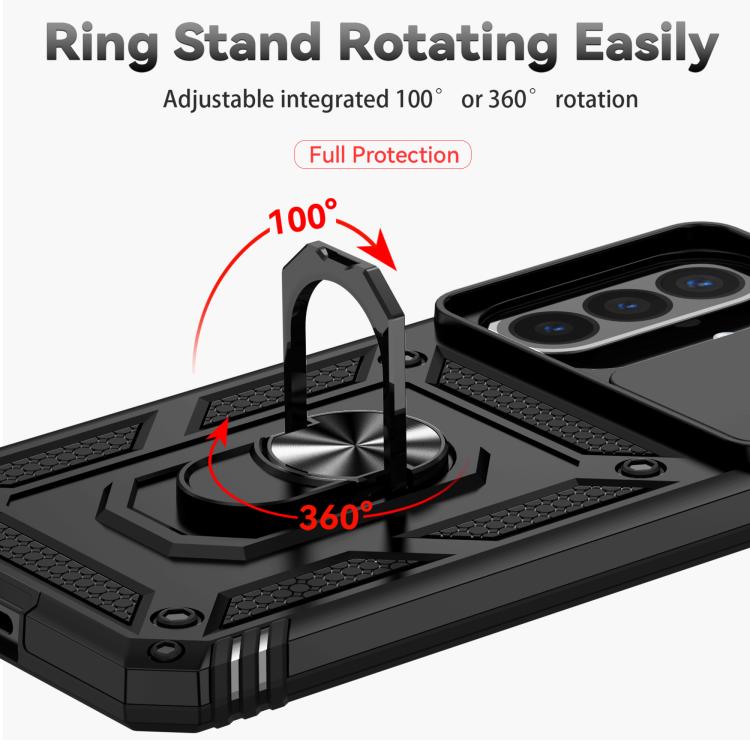 Sliding Camshield Holder Phone Case, For Samsung Galaxy A57 5G, For Galaxy A27 5G, For Samsung Galaxy A26 5G, For Samsung Galaxy A16 5G, For Samsung Galaxy A06 4G