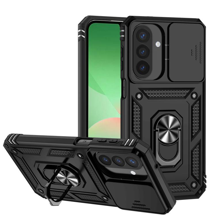 Sliding Camshield Holder Phone Case, For Samsung Galaxy A57 5G, For Galaxy A27 5G, For Samsung Galaxy A26 5G, For Samsung Galaxy A16 5G, For Samsung Galaxy A06 4G