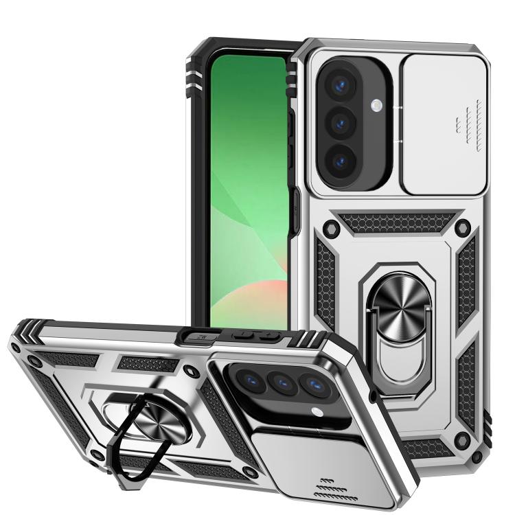 Sliding Camshield Holder Phone Case, For Samsung Galaxy A57 5G, For Galaxy A27 5G, For Samsung Galaxy A26 5G, For Samsung Galaxy A16 5G, For Samsung Galaxy A06 4G
