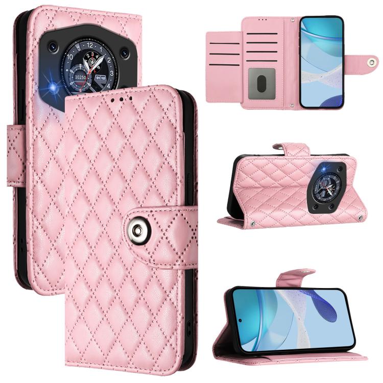 Rhombic Texture Flip Leather Phone Case with Lanyard, For Cubot A40, For Cubot P90, For Cubot A30, For Cubot A20, For Cubot A10, For Cubot Note 40, For Cubot P50