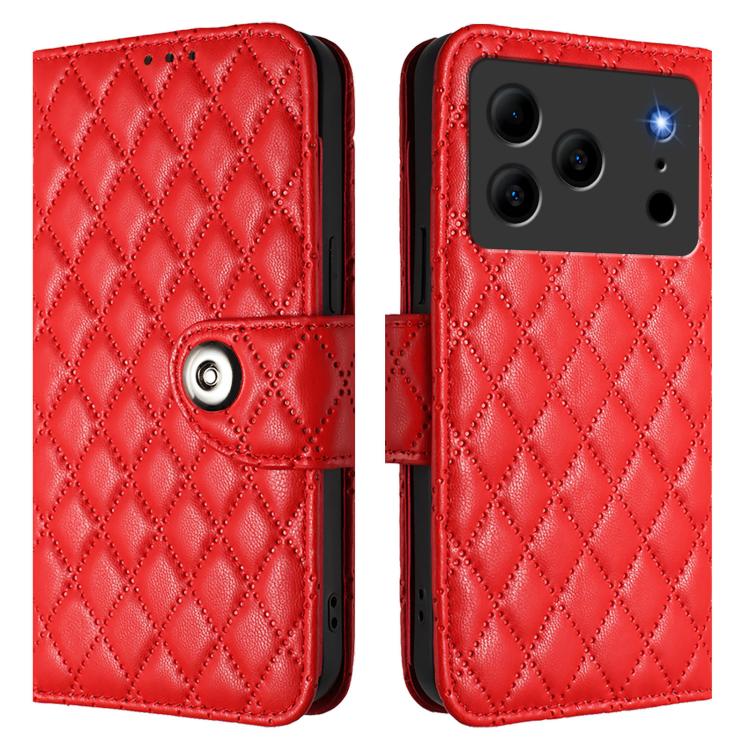 Rhombic Texture Flip Leather Phone Case with Lanyard, For Doogee Note 56 / Note 56 Pro, For Doogee Note 59 5G / Note 59 Pro, For Doogee N55 Plus