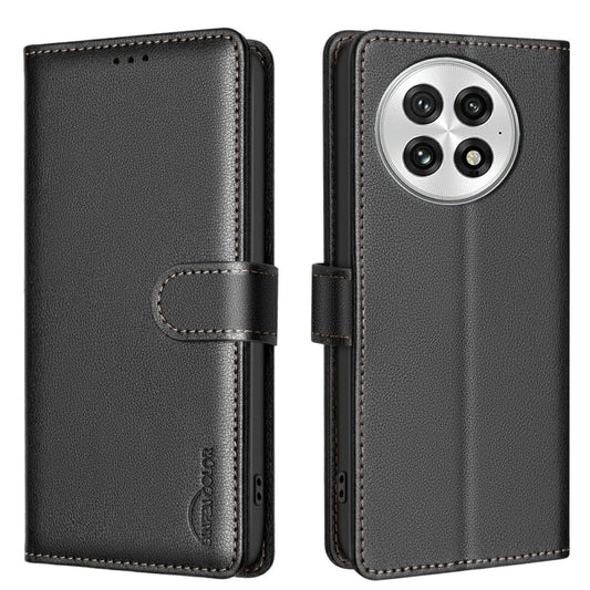 Litchi Texture RFID Anti-theft Leather Phone Case, For OnePlus 13