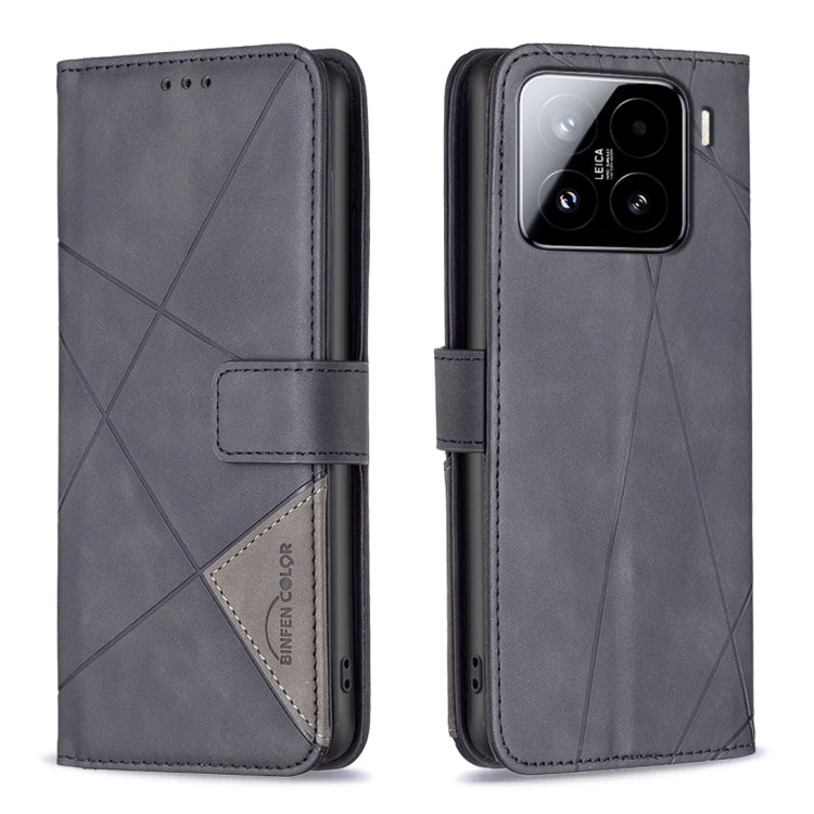 Magnetic Buckle Rhombus Texture Leather Phone Case, For Xiaomi Poco X7 Pro, For Xiaomi 15 Pro, For Xiaomi 15