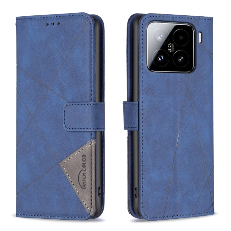 Magnetic Buckle Rhombus Texture Leather Phone Case, For Xiaomi Poco X7 Pro, For Xiaomi 15 Pro, For Xiaomi 15