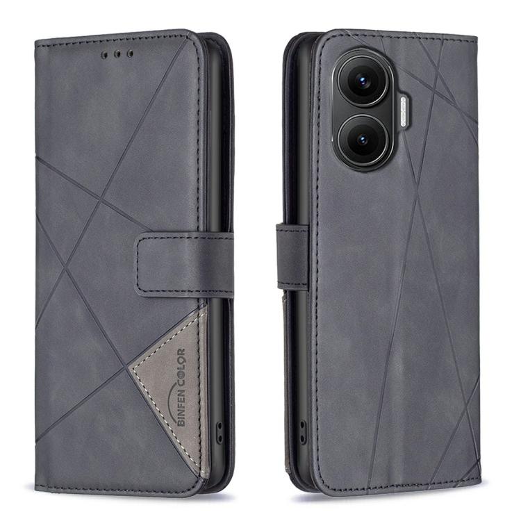 Magnetic Buckle Rhombus Texture Leather Phone Case, For Xiaomi 17T Pro 5G, For Xiaomi 17T 5G, For Xiaomi Poco M7 4G 169mm, For Xiaomi 15T Pro 5G, For Xiaomi 15T 5G, For Xiaomi Poco F7 5G Global, For Xiaomi Poco C71, For Xiaomi Poco F7 Pro / F7 Ultra