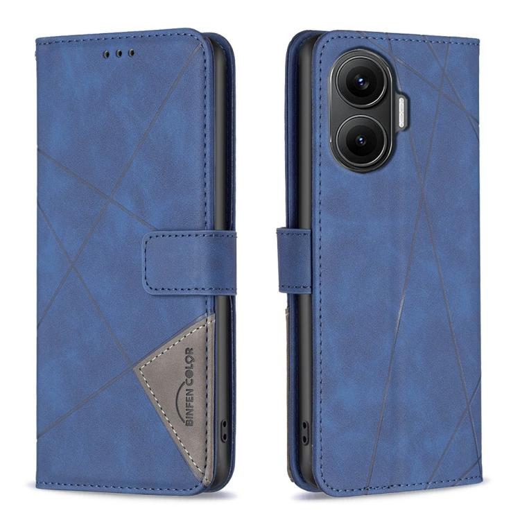 Magnetic Buckle Rhombus Texture Leather Phone Case, For Xiaomi 17T Pro 5G, For Xiaomi 17T 5G, For Xiaomi Poco M7 4G 169mm, For Xiaomi 15T Pro 5G, For Xiaomi 15T 5G, For Xiaomi Poco F7 5G Global, For Xiaomi Poco C71, For Xiaomi Poco F7 Pro / F7 Ultra