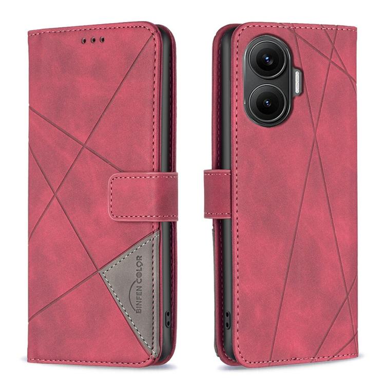 Magnetic Buckle Rhombus Texture Leather Phone Case, For Xiaomi 17T Pro 5G, For Xiaomi 17T 5G, For Xiaomi Poco M7 4G 169mm, For Xiaomi 15T Pro 5G, For Xiaomi 15T 5G, For Xiaomi Poco F7 5G Global, For Xiaomi Poco C71, For Xiaomi Poco F7 Pro / F7 Ultra
