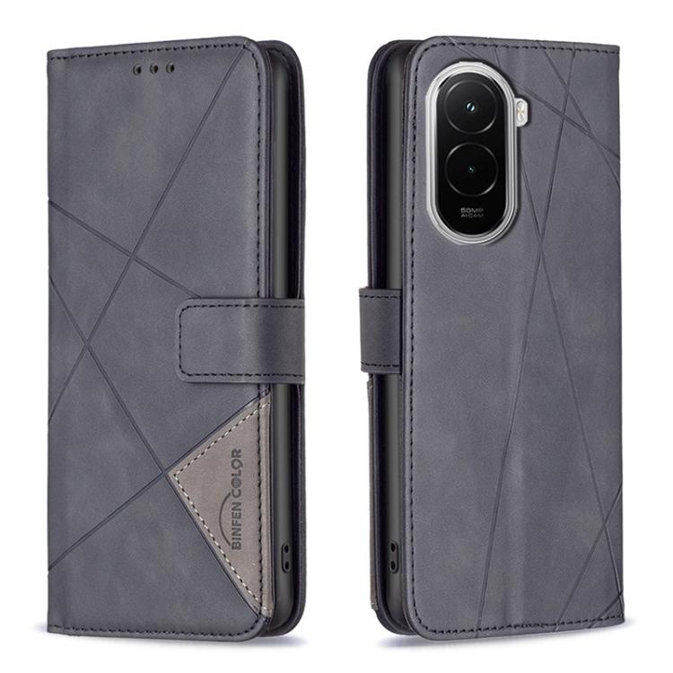 Magnetic Buckle Rhombus Texture Leather Phone Case, For Xiaomi 17T Pro 5G, For Xiaomi 17T 5G, For Xiaomi Poco M7 4G 169mm, For Xiaomi 15T Pro 5G, For Xiaomi 15T 5G, For Xiaomi Poco F7 5G Global, For Xiaomi Poco C71, For Xiaomi Poco F7 Pro / F7 Ultra