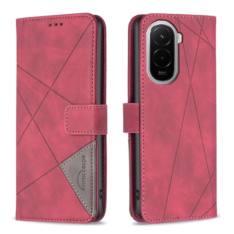 Magnetic Buckle Rhombus Texture Leather Phone Case, For Xiaomi 17T Pro 5G, For Xiaomi 17T 5G, For Xiaomi Poco M7 4G 169mm, For Xiaomi 15T Pro 5G, For Xiaomi 15T 5G, For Xiaomi Poco F7 5G Global, For Xiaomi Poco C71, For Xiaomi Poco F7 Pro / F7 Ultra