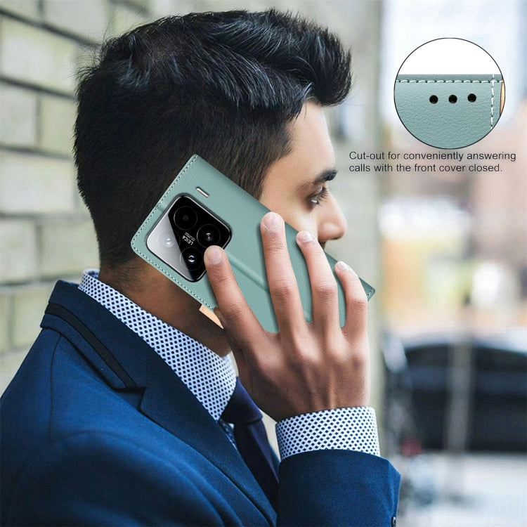 Color Matching RFID Anti-theft Leather Phone Case, For Xiaomi 15 Pro, For Xiaomi 15
