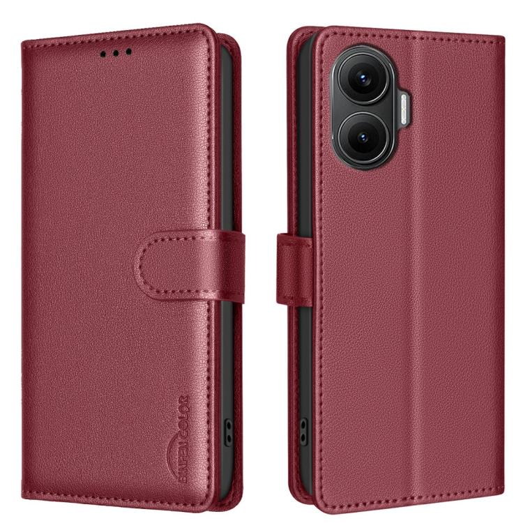 Litchi Texture RFID Anti-theft Leather Phone Case, For Xiaomi 17T Pro 5G, For Xiaomi 17T 5G, For Xiaomi Poco M7 4G 169mm, For Xiaomi 15T Pro 5G, For Xiaomi 15T 5G, For Xiaomi Poco F7 5G Global, For Xiaomi Poco C71, For Xiaomi Poco F7 Pro / F7 Ultra    ...