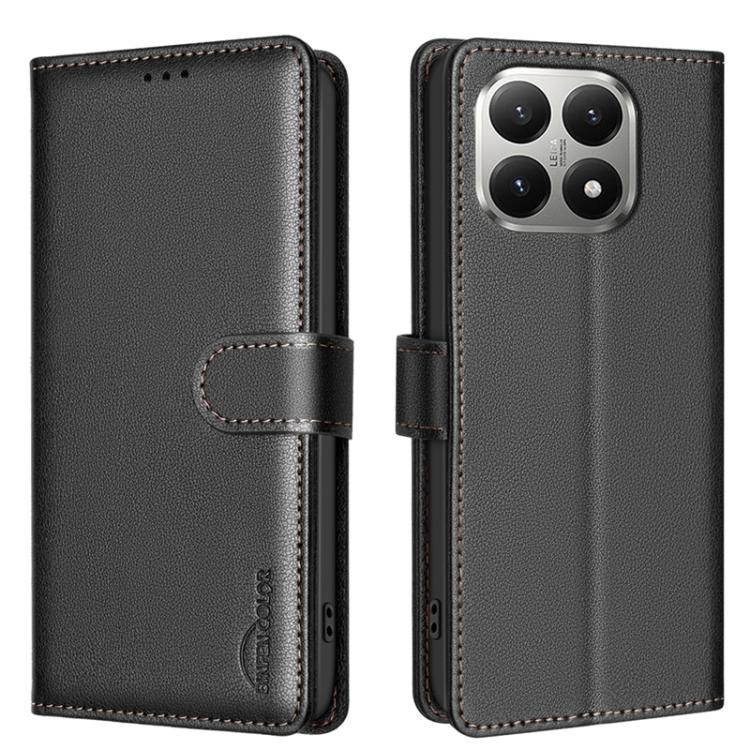 Litchi Texture RFID Anti-theft Leather Phone Case, For Xiaomi 17T Pro 5G, For Xiaomi 17T 5G, For Xiaomi Poco M7 4G 169mm, For Xiaomi 15T Pro 5G, For Xiaomi 15T 5G, For Xiaomi Poco F7 5G Global, For Xiaomi Poco C71, For Xiaomi Poco F7 Pro / F7 Ultra    ...