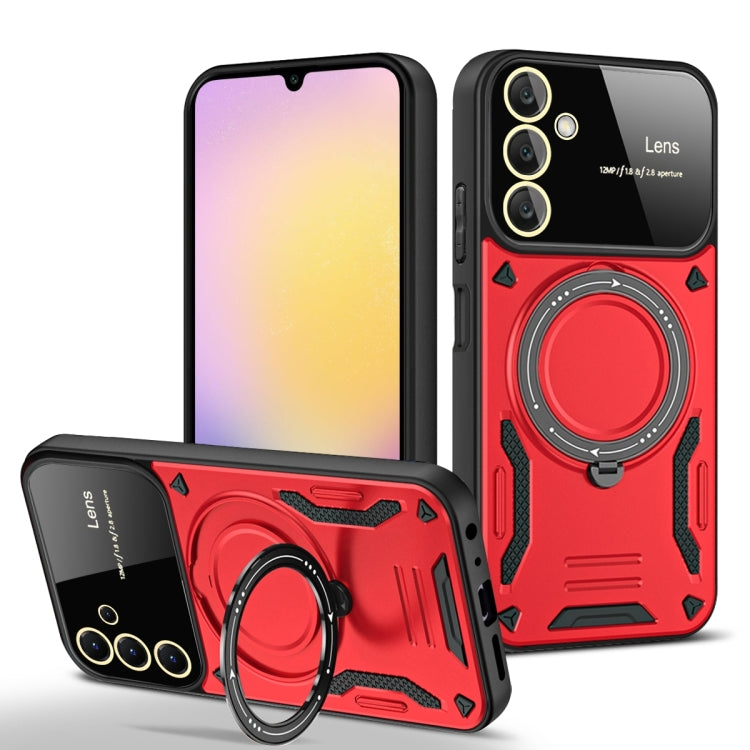 Large Window MagSafe Holder Phone Case, For Samsung Galaxy A56 / A36 5G, For Samsung Galaxy A55 5G, For Samsung Galaxy A35 5G, For Samsung Galaxy A05s, For Samsung Galaxy A25 5G Global, For Samsung Galaxy A04e / F04 / M04, For Samsung Galaxy A13       ...