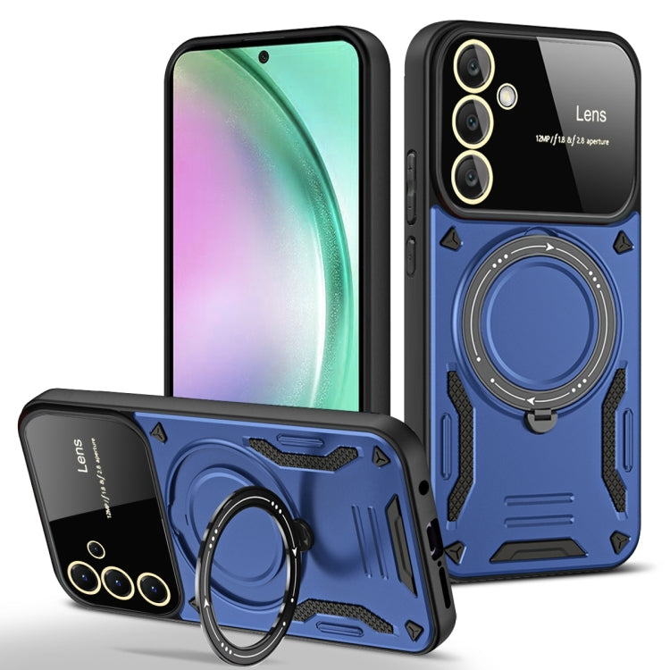 Large Window MagSafe Holder Phone Case, For Samsung Galaxy A56 / A36 5G, For Samsung Galaxy A55 5G, For Samsung Galaxy A35 5G, For Samsung Galaxy A05s, For Samsung Galaxy A25 5G Global, For Samsung Galaxy A04e / F04 / M04, For Samsung Galaxy A13       ...