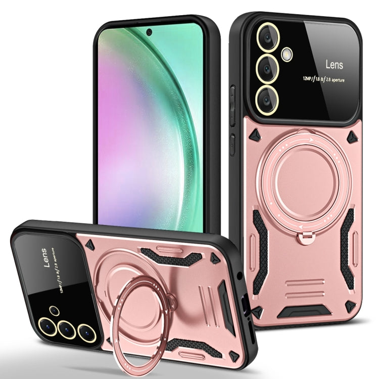 Large Window MagSafe Holder Phone Case, For Samsung Galaxy A56 / A36 5G, For Samsung Galaxy A55 5G, For Samsung Galaxy A35 5G, For Samsung Galaxy A05s, For Samsung Galaxy A25 5G Global, For Samsung Galaxy A04e / F04 / M04, For Samsung Galaxy A13       ...