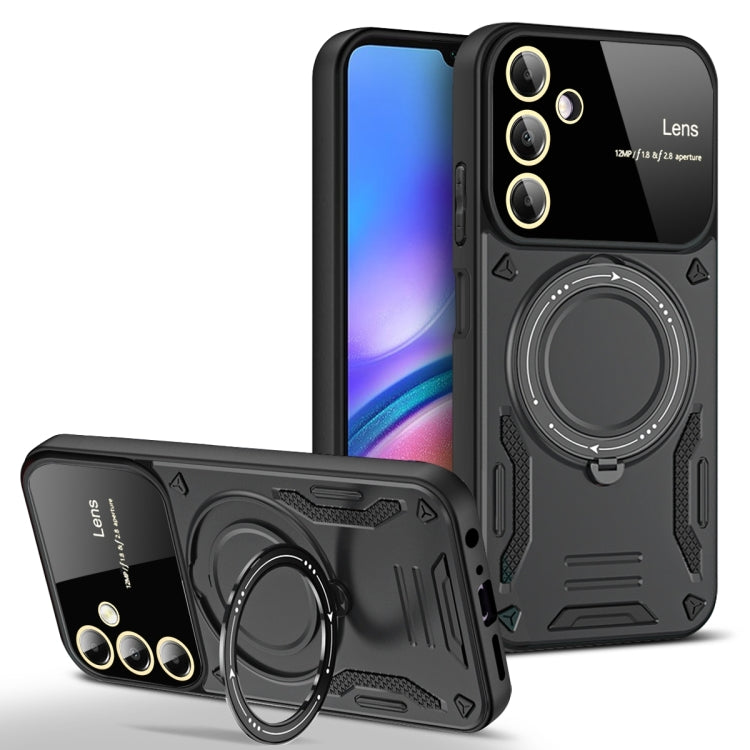 Large Window MagSafe Holder Phone Case, For Samsung Galaxy A56 / A36 5G, For Samsung Galaxy A55 5G, For Samsung Galaxy A35 5G, For Samsung Galaxy A05s, For Samsung Galaxy A25 5G Global, For Samsung Galaxy A04e / F04 / M04, For Samsung Galaxy A13       ...