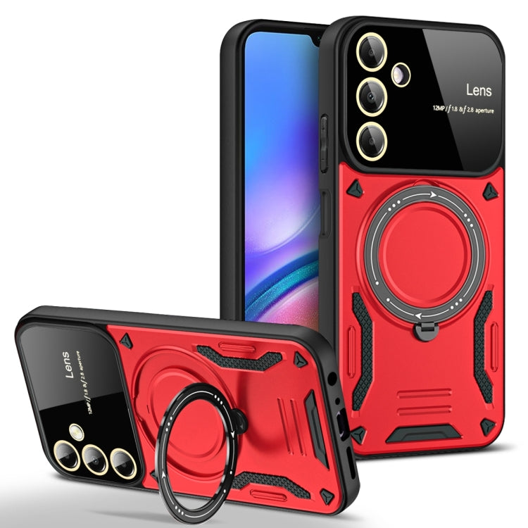 Large Window MagSafe Holder Phone Case, For Samsung Galaxy A56 / A36 5G, For Samsung Galaxy A55 5G, For Samsung Galaxy A35 5G, For Samsung Galaxy A05s, For Samsung Galaxy A25 5G Global, For Samsung Galaxy A04e / F04 / M04, For Samsung Galaxy A13       ...
