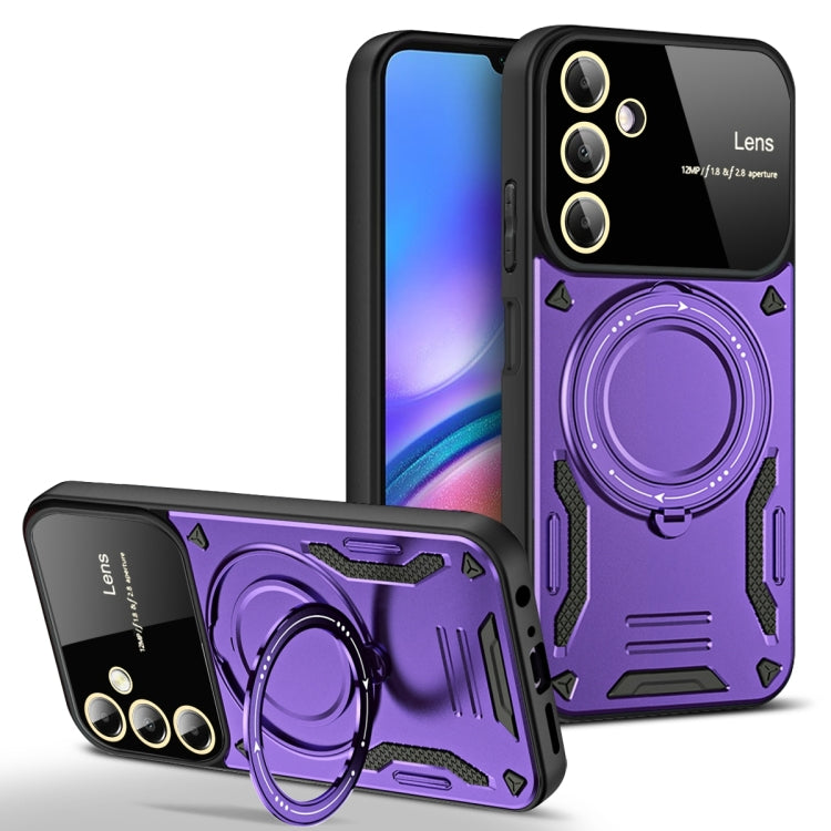 Large Window MagSafe Holder Phone Case, For Samsung Galaxy A56 / A36 5G, For Samsung Galaxy A55 5G, For Samsung Galaxy A35 5G, For Samsung Galaxy A05s, For Samsung Galaxy A25 5G Global, For Samsung Galaxy A04e / F04 / M04, For Samsung Galaxy A13       ...