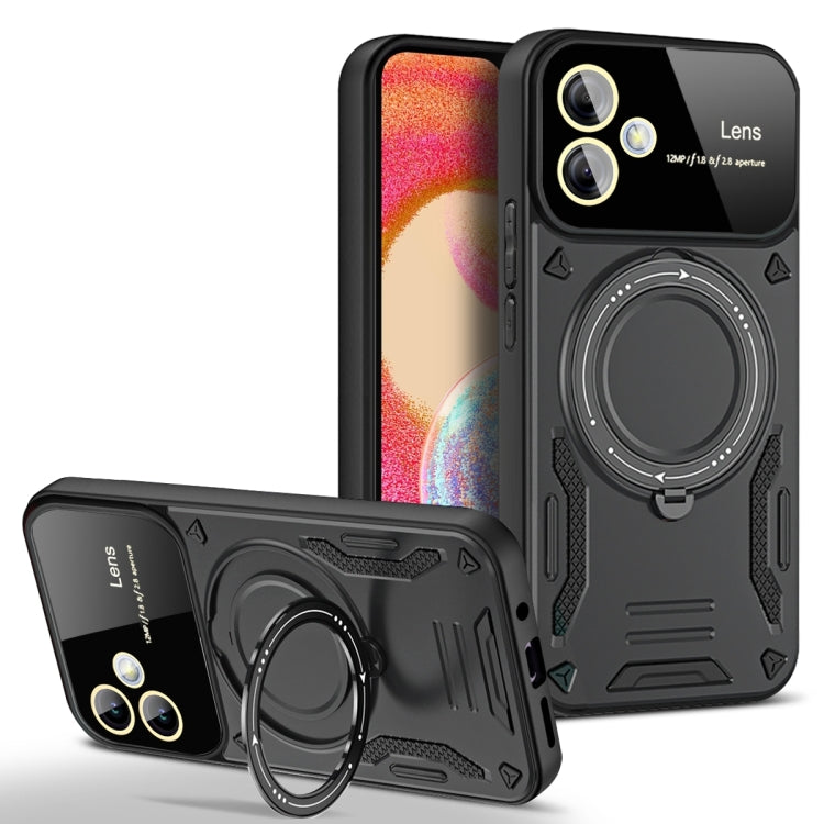 Large Window MagSafe Holder Phone Case, For Samsung Galaxy A56 / A36 5G, For Samsung Galaxy A55 5G, For Samsung Galaxy A35 5G, For Samsung Galaxy A05s, For Samsung Galaxy A25 5G Global, For Samsung Galaxy A04e / F04 / M04, For Samsung Galaxy A13       ...