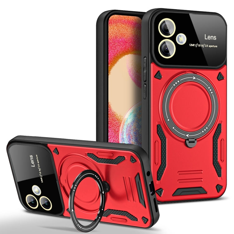 Large Window MagSafe Holder Phone Case, For Samsung Galaxy A56 / A36 5G, For Samsung Galaxy A55 5G, For Samsung Galaxy A35 5G, For Samsung Galaxy A05s, For Samsung Galaxy A25 5G Global, For Samsung Galaxy A04e / F04 / M04, For Samsung Galaxy A13       ...