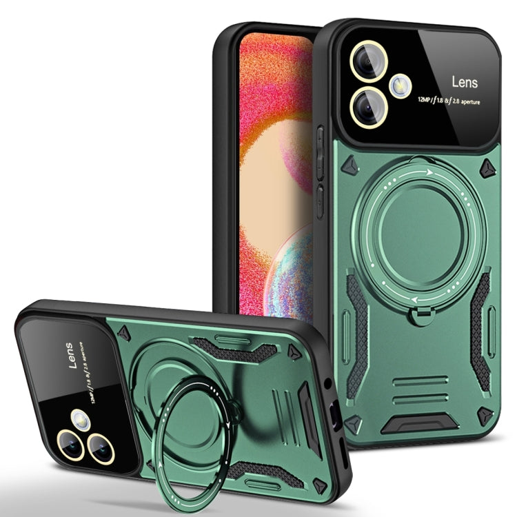 Large Window MagSafe Holder Phone Case, For Samsung Galaxy A56 / A36 5G, For Samsung Galaxy A55 5G, For Samsung Galaxy A35 5G, For Samsung Galaxy A05s, For Samsung Galaxy A25 5G Global, For Samsung Galaxy A04e / F04 / M04, For Samsung Galaxy A13       ...
