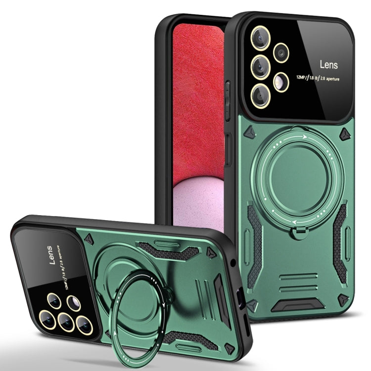 Large Window MagSafe Holder Phone Case, For Samsung Galaxy A56 / A36 5G, For Samsung Galaxy A55 5G, For Samsung Galaxy A35 5G, For Samsung Galaxy A05s, For Samsung Galaxy A25 5G Global, For Samsung Galaxy A04e / F04 / M04, For Samsung Galaxy A13       ...
