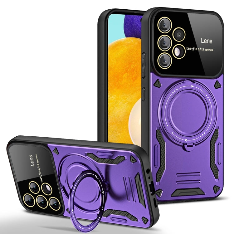 Large Window MagSafe Holder Phone Case, For Samsung Galaxy A56 / A36 5G, For Samsung Galaxy A55 5G, For Samsung Galaxy A35 5G, For Samsung Galaxy A05s, For Samsung Galaxy A25 5G Global, For Samsung Galaxy A04e / F04 / M04, For Samsung Galaxy A13       ...