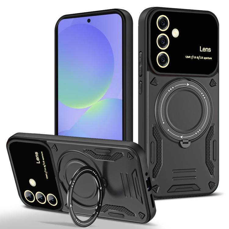 Large Window MagSafe Holder Phone Case, For Samsung Galaxy A56 / A36 5G, For Samsung Galaxy A55 5G, For Samsung Galaxy A35 5G, For Samsung Galaxy A05s, For Samsung Galaxy A25 5G Global, For Samsung Galaxy A04e / F04 / M04, For Samsung Galaxy A13       ...