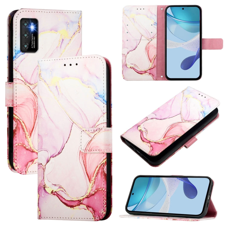 PT003 Marble Pattern Flip Leather Phone Case, For Cubot A20, For Cubot A10, For Cubot Note 40, For Cubot P50