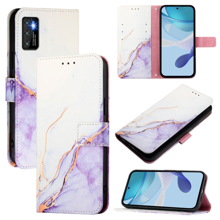 PT003 Marble Pattern Flip Leather Phone Case, For Cubot A20, For Cubot A10, For Cubot Note 40, For Cubot P50