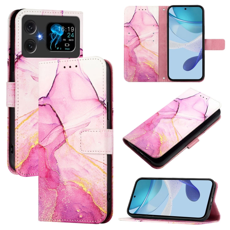 PT003 Marble Pattern Flip Leather Phone Case, For Cubot A20, For Cubot A10, For Cubot Note 40, For Cubot P50