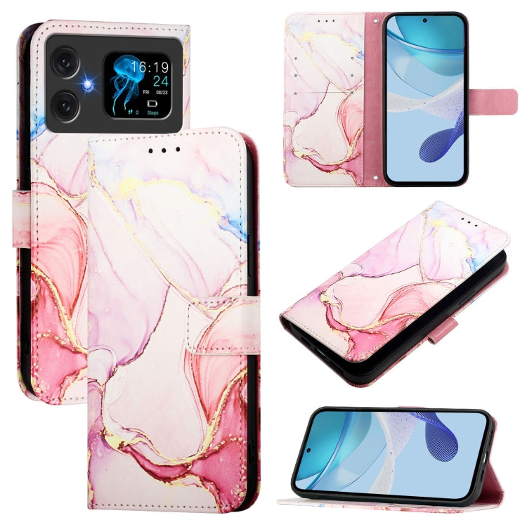 PT003 Marble Pattern Flip Leather Phone Case, For Cubot A20, For Cubot A10, For Cubot Note 40, For Cubot P50