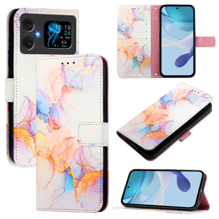 PT003 Marble Pattern Flip Leather Phone Case, For Cubot A20, For Cubot A10, For Cubot Note 40, For Cubot P50